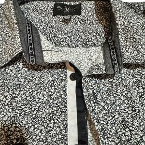 Marc Ecko Black and White Microprint Dress Shirt